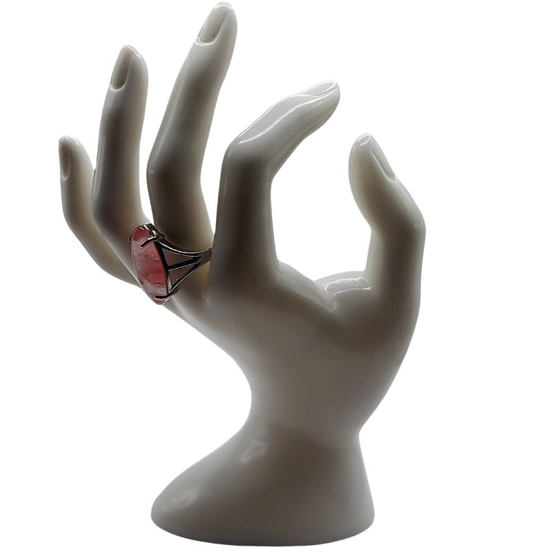 Bague marquise en Quartz Cerise - Qualité A