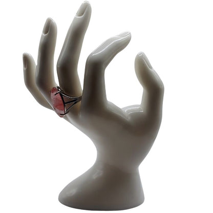 Bague marquise en Quartz Cerise - Qualité A