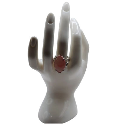 Bague marquise en Quartz Cerise - Qualité A