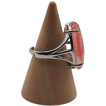 Bague marquise en Quartz Cerise - Qualité A