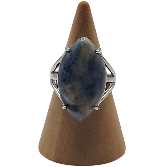 Bague marquise en Sodalite - Qualité A