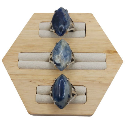 Bague marquise en Sodalite - Qualité A