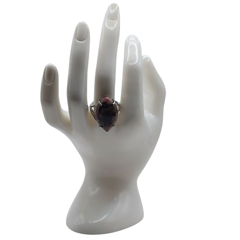 Bague marquise en Unakite - Qualité A