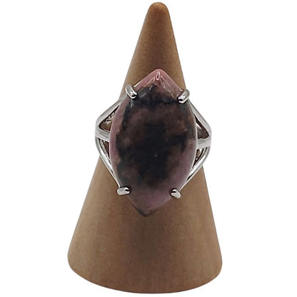 Bague marquise en Unakite - Qualité A