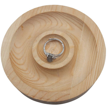 Bagues Ajustables Ovales en Labradorite Naturelle