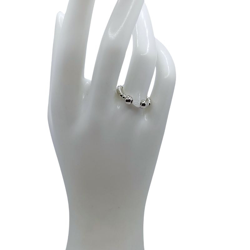 Bagues Empilables Boho-Chic en Cristal de Roche - Bijoux Mixtes