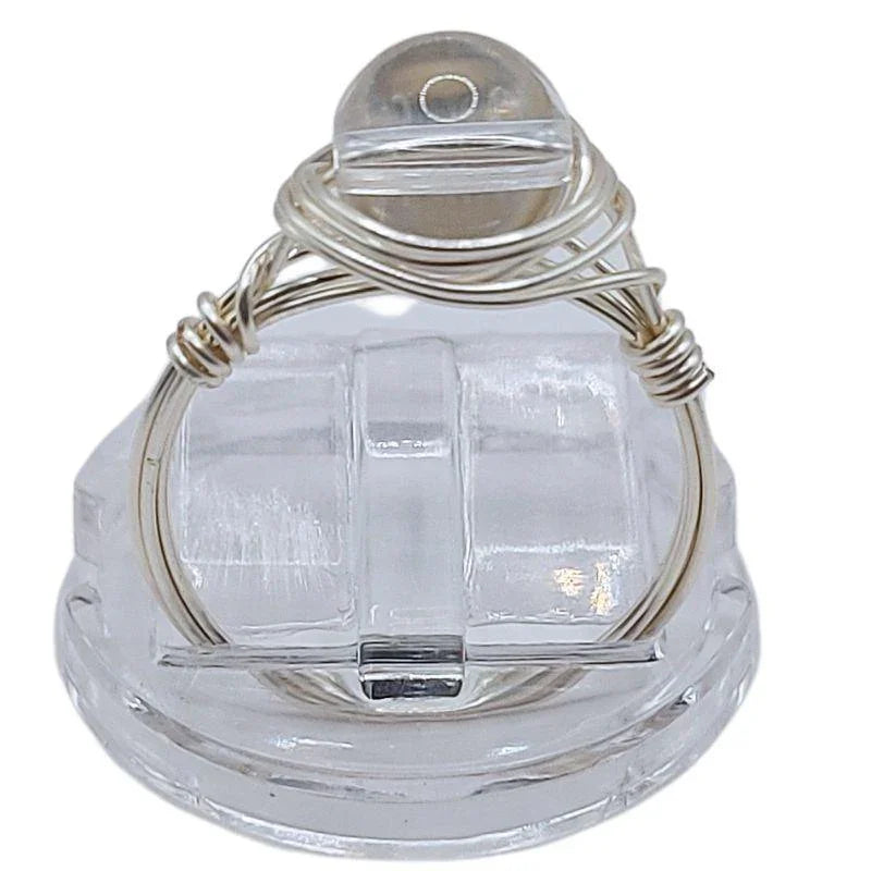 Bague en Pierre Naturelle - Cristal de Roche - Litho Natura