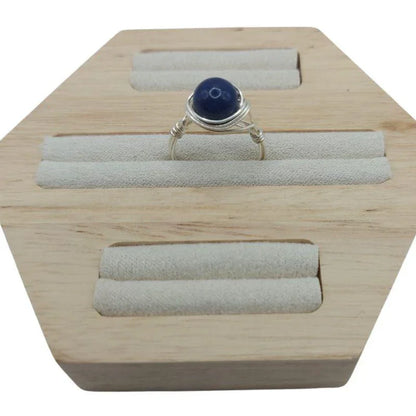 Bague en Pierre Naturelle - Lapis Lazuli - Litho Natura