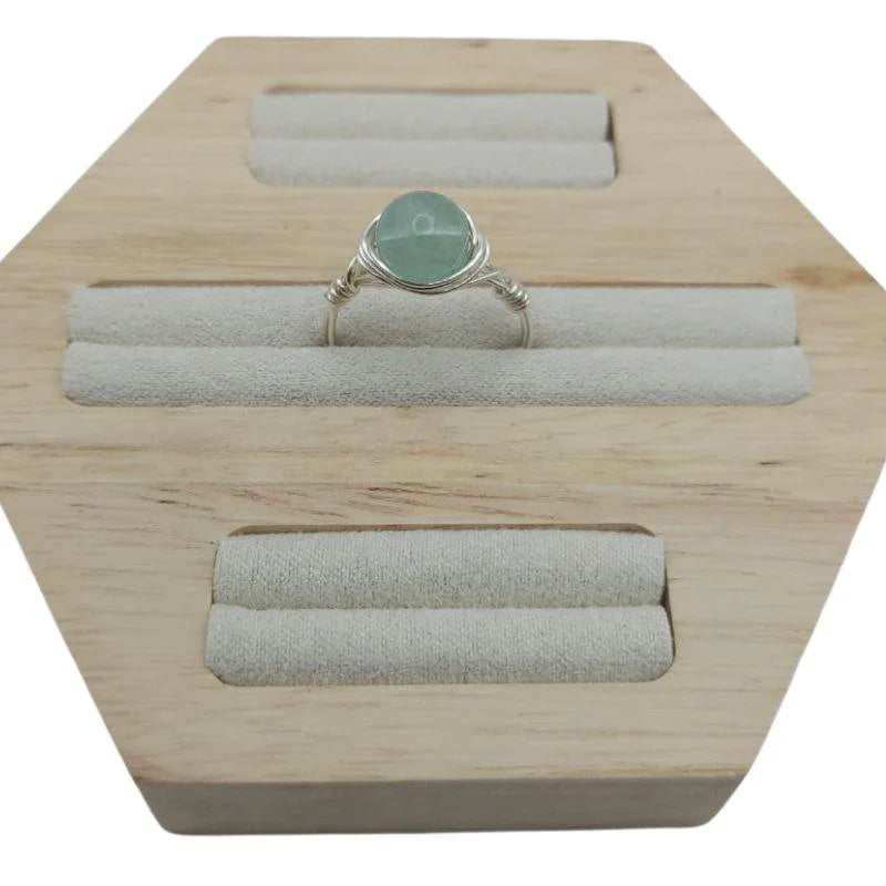 Bague en Pierre Naturelle - Fluorite - Litho Natura