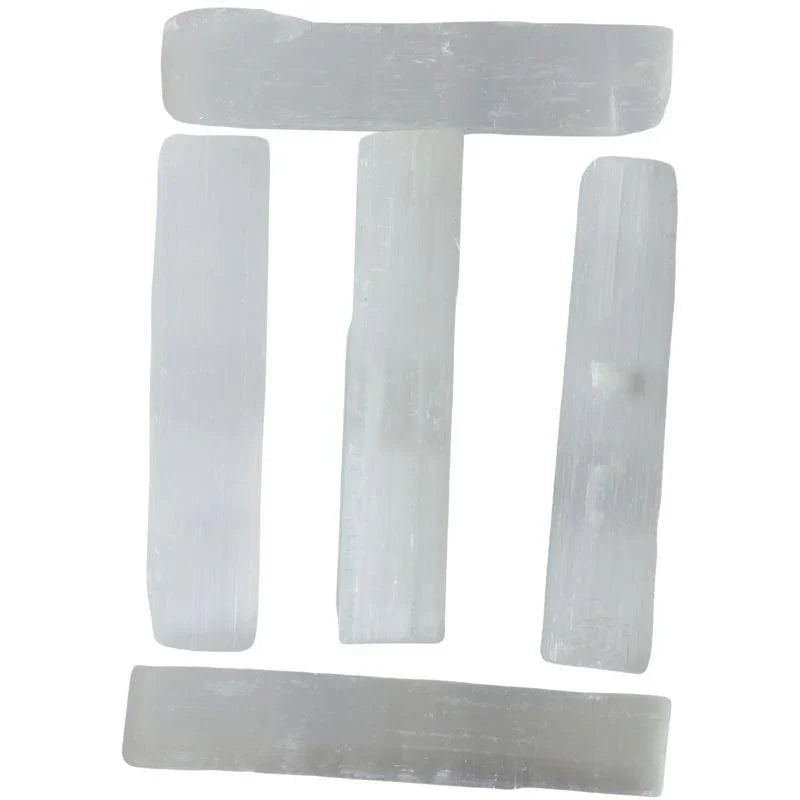 Bâtons de Sélénite Brute - Qualité A - Litho Natura