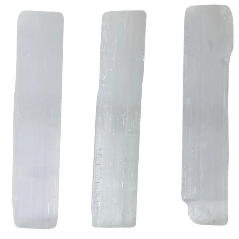 Bâtons de Sélénite Brute - Qualité A - Litho Natura