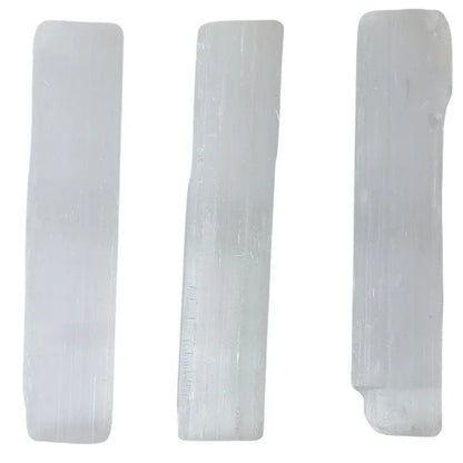 Bâtons de Sélénite Brute - Qualité A - Litho Natura