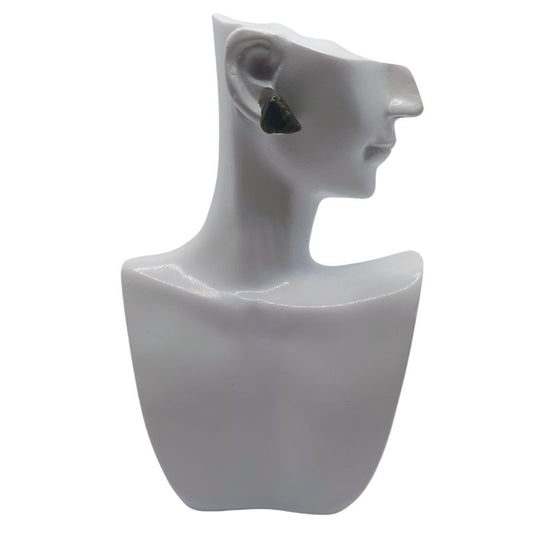 Boucles d'Oreilles Chips Mixte en Agate Indienne Naturelle