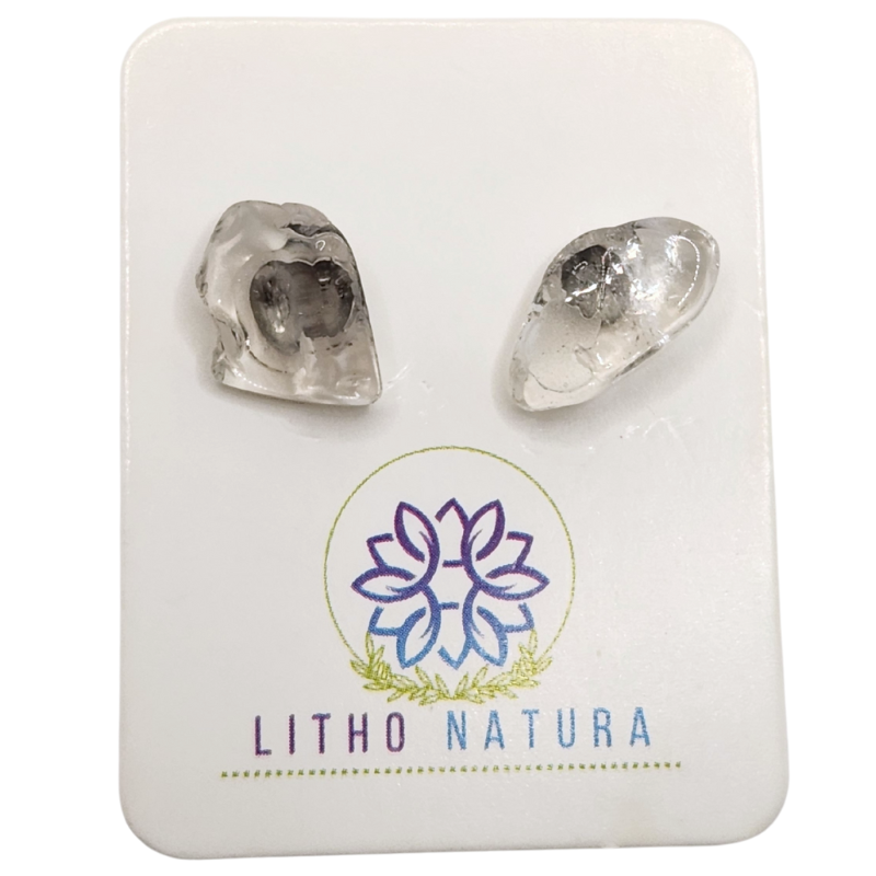 Boucles d'Oreilles Chips Mixte en Citrine Naturelle