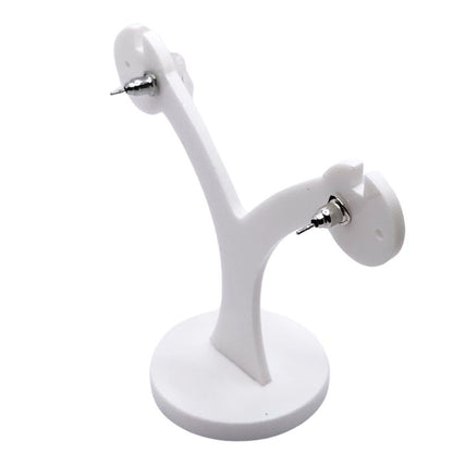 Boucles d'Oreilles Chips Mixte en Cristal de Roche Naturel