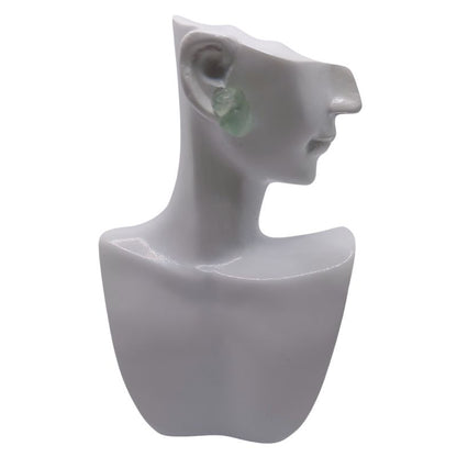 Boucles d'Oreilles Chips Mixte en Fluorite Naturelle