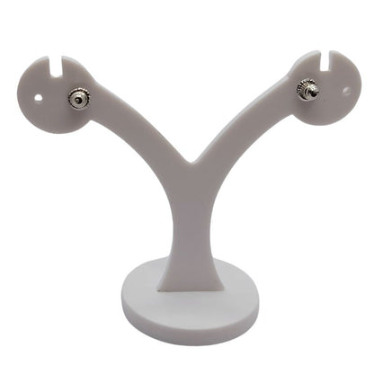 Boucles d'Oreilles Chips Mixte en Pierre de Soleil Naturelle