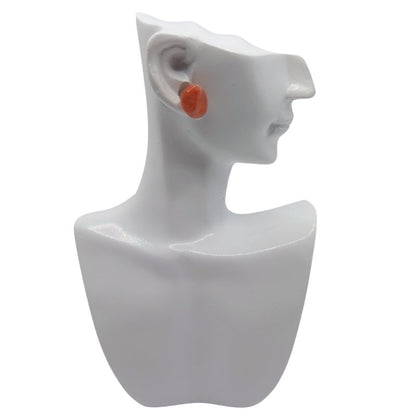 Boucles d'Oreilles Chips Mixte en Pierre de Soleil Naturelle