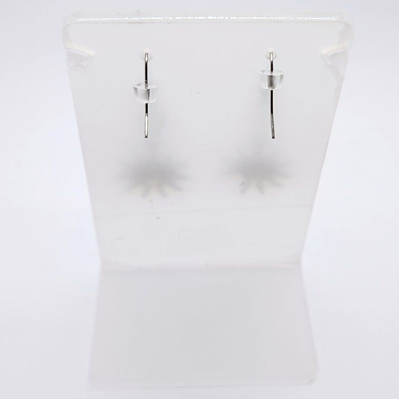 Boucles d'Oreilles Style Tibétain - Cristal de Roche