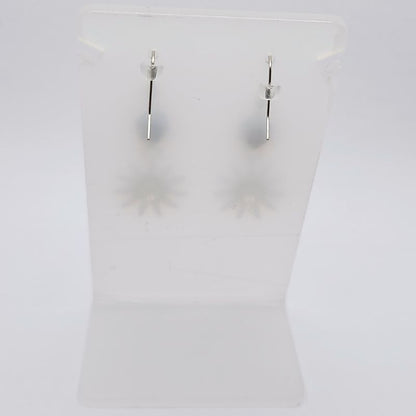 Boucles d'Oreilles Style Tibétain - Oeil de Tigre