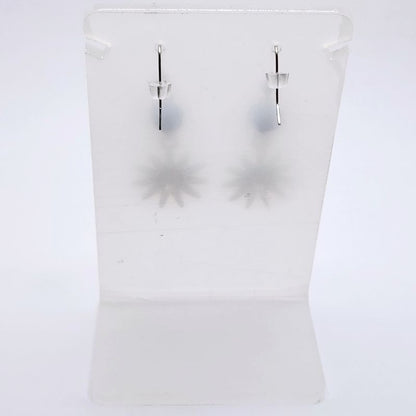 Boucles d'Oreilles Style Tibétain - Sodalite