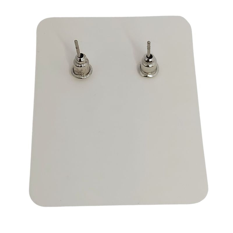 Boucles d'Oreilles en Résine Opaque - Forme Triangle