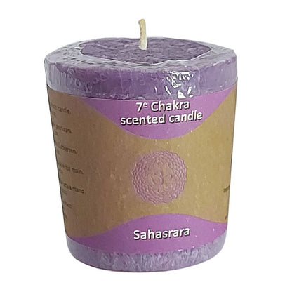 Bougies Votives Parfumées au 7 Chakras