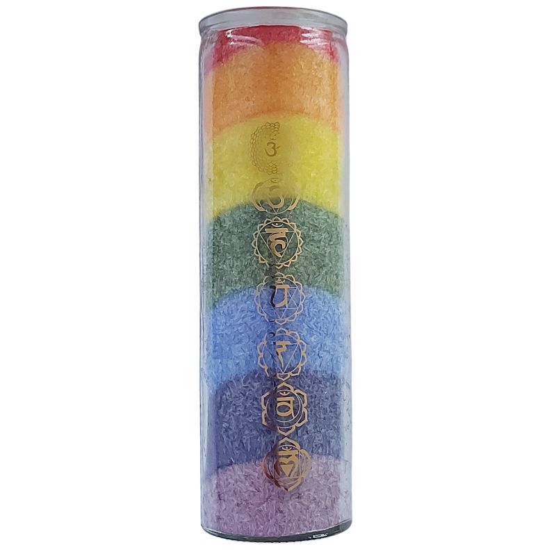 Bougie des 7 Chakras aux Huiles Essentielles