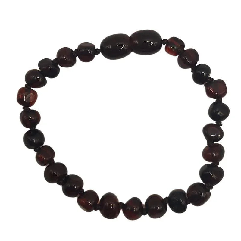 Bracelet Bébé Ambre Cérise - Qualité AA - Litho Natura