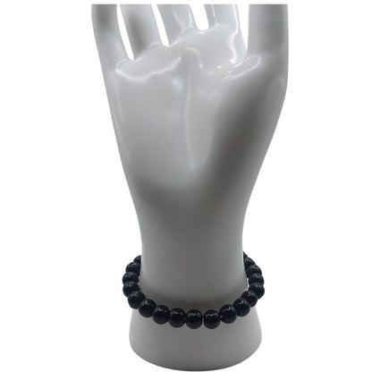 Bracelet Constellation Balance en Onyx Noir - Unisexe - Litho Natura