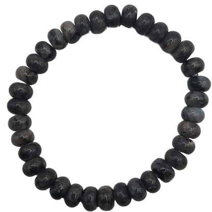 Bracelet Étirable en Labradorite Naturelle - Litho Natura