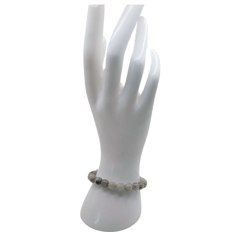 Bracelet Extensible en Pierres Naturelles - Labradorite - Litho Natura