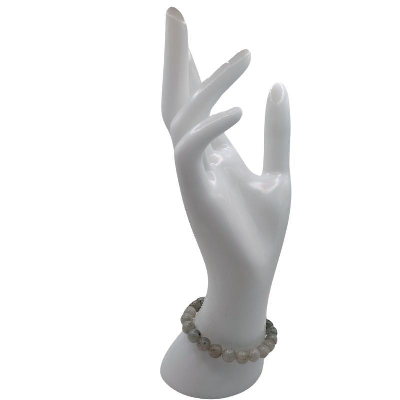 Bracelet Extensible en Pierres Naturelles - Labradorite - Litho Natura