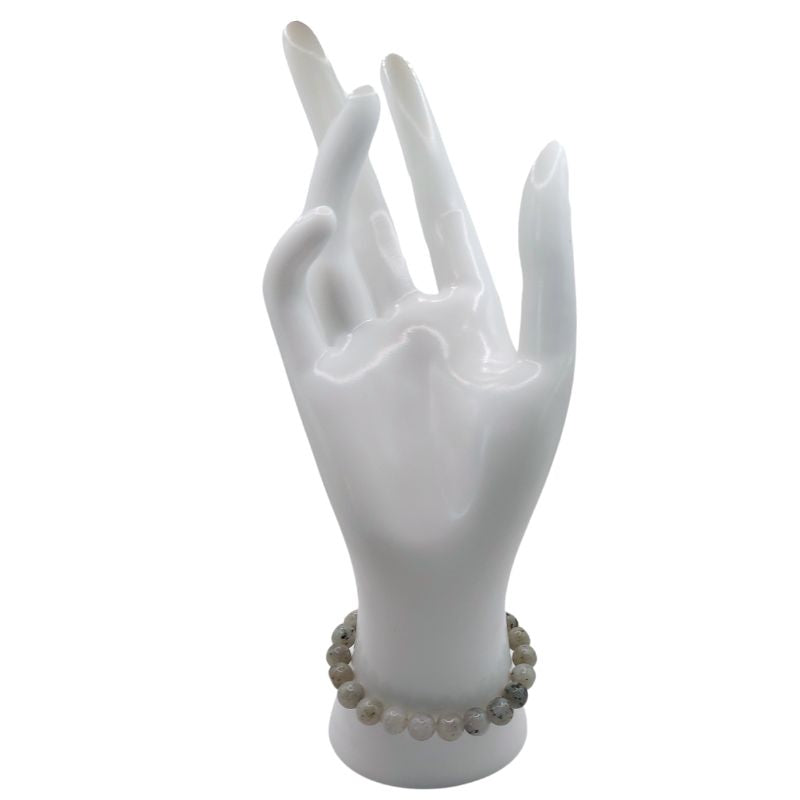 Bracelet Extensible en Pierres Naturelles - Labradorite - Litho Natura