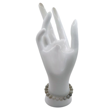 Bracelet Extensible en Pierres Naturelles - Labradorite - Litho Natura