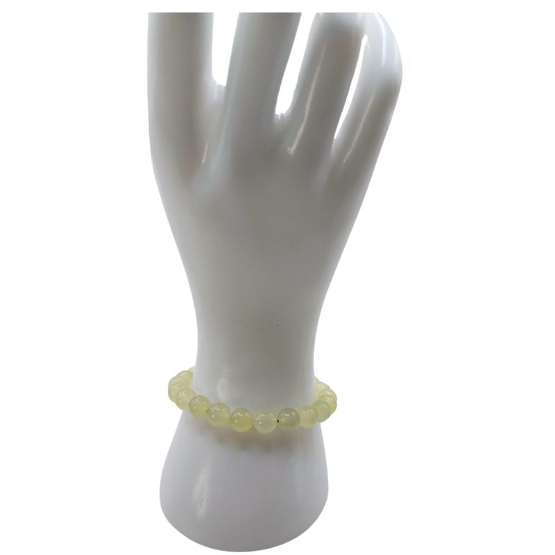 Bracelet Extensible en Pierres Naturelles - Serpentine - Litho Natura