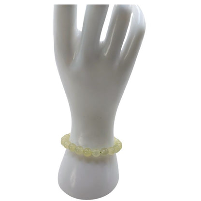 Bracelet Extensible en Pierres Naturelles - Serpentine - Litho Natura