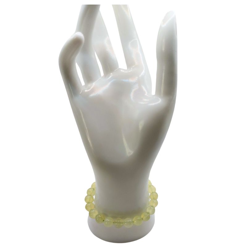 Bracelet Extensible en Pierres Naturelles - Serpentine - Litho Natura