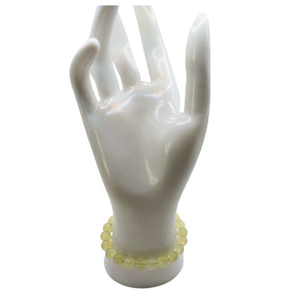 Bracelet Extensible en Pierres Naturelles - Serpentine - Litho Natura