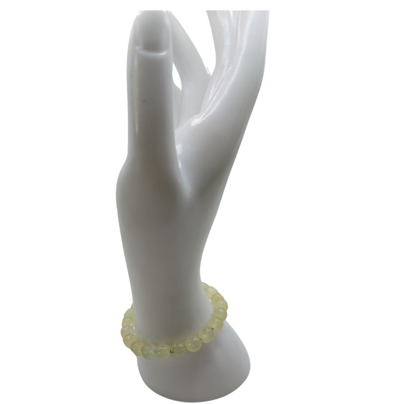 Bracelet Extensible en Pierres Naturelles - Serpentine - Litho Natura