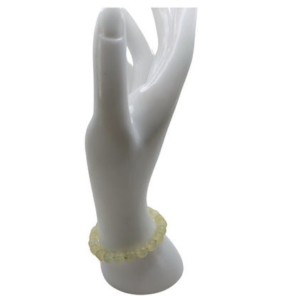 Bracelet Extensible en Pierres Naturelles - Serpentine - Litho Natura