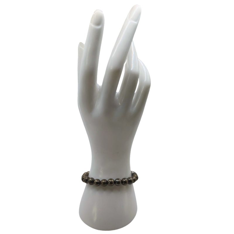 Bracelet Extensible en Pierres Naturelles - Pyrite - Litho Natura