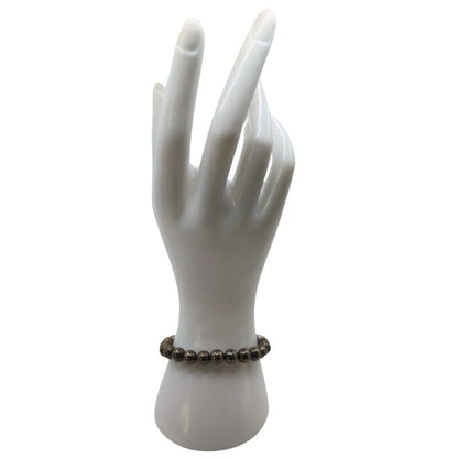 Bracelet Extensible en Pierres Naturelles - Pyrite - Litho Natura