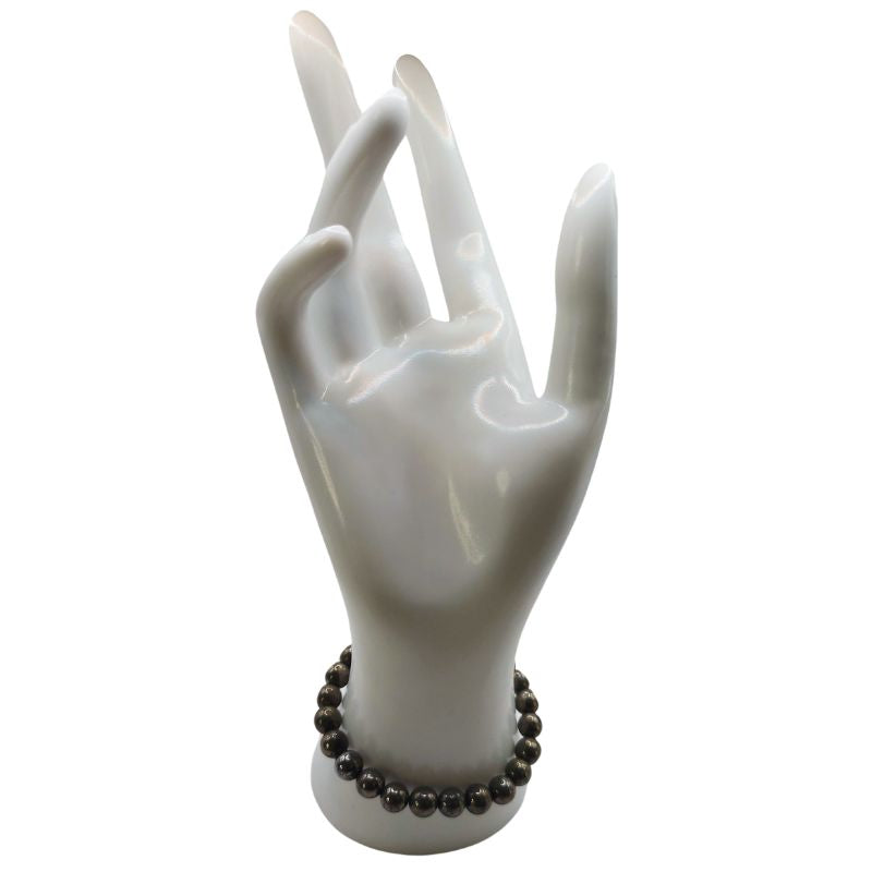 Bracelet Extensible en Pierres Naturelles - Pyrite - Litho Natura