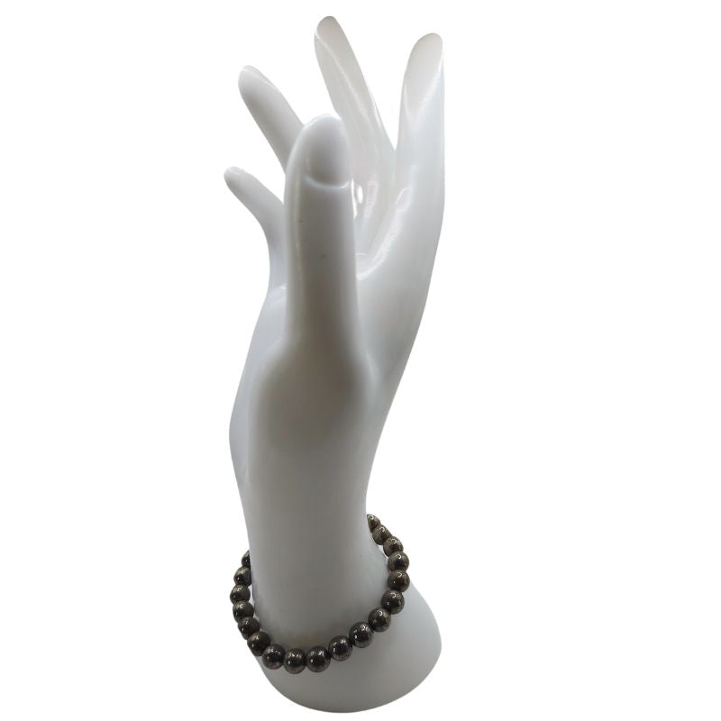 Bracelet Extensible en Pierres Naturelles - Pyrite - Litho Natura