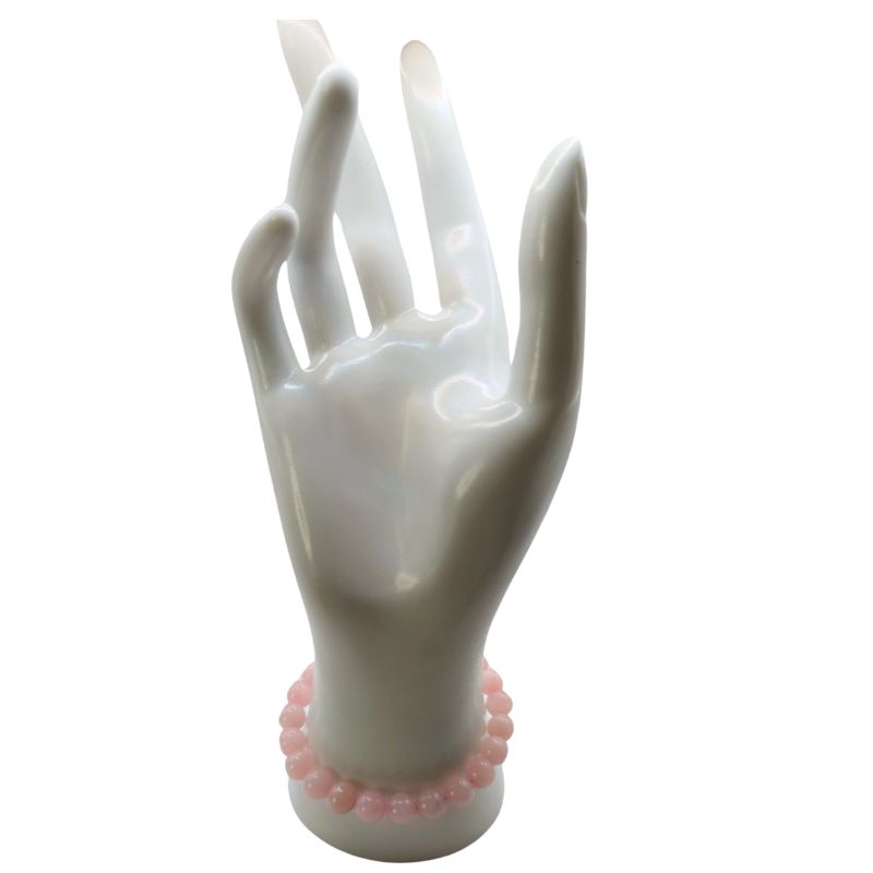 Bracelet Extensible en Pierres Naturelles - Quartz Rose - Litho Natura