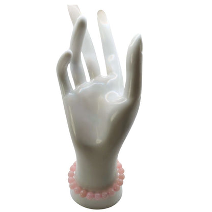 Bracelet Extensible en Pierres Naturelles - Quartz Rose - Litho Natura