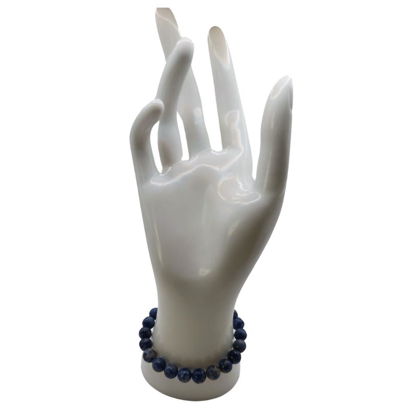 Bracelet Extensible en Pierres Naturelles - Sodalite - Litho Natura