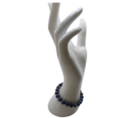 Bracelet Extensible en Pierres Naturelles - Sodalite - Litho Natura