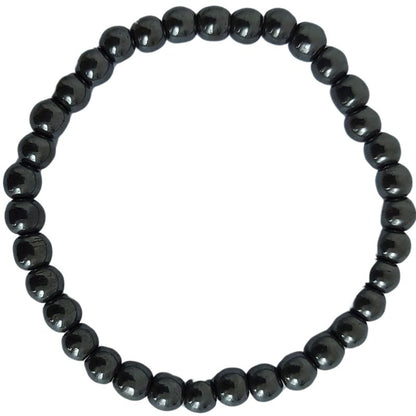 Bracelet Extensible en Pierres Naturelles - Hématite - Litho Natura